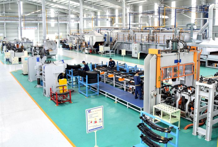  Nhà máy sản xuất, lắp ráp ô tô Trường Hải tại Khu kinh tế mở Chu Lai.