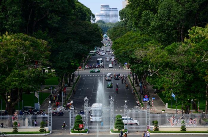 Góc nhìn từ Dinh Thống Nhất ra đường Lê Duẩn - nơi ghi dấu ấn ngày 30/4/1975 lịch sử 