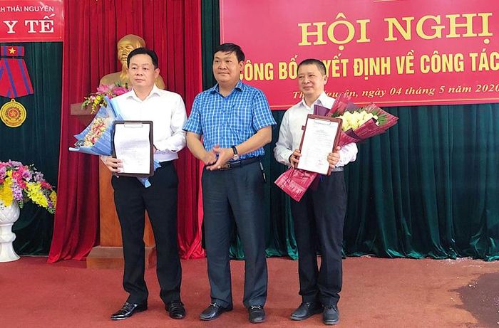 Sở Y tế tỉnh Thái Nguyên có 2 tân Phó Giám đốc.