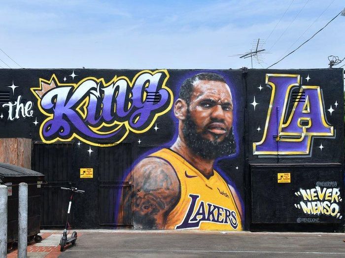  LeBron James là tượng đài của giải bóng rổ nhà nghề Mỹ. Ảnh: Foxsport. 
