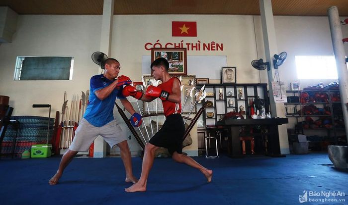 Ở môn Võ cổ truyền và Boxing, các VĐV được tập luyện và vui chơi tự do trong ngày thứ 5 bởi trong suốt những ngày trước đó, các em đã phải trải qua những buổi tập chuyên môn đầy căng thẳng. Ảnh: Trung Kiên