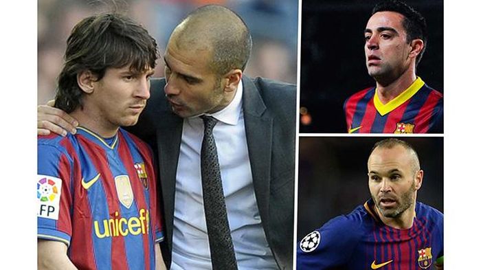 Dưới triều đại Pep, cả Xavi, Iniesta, và Messi đều ở độ chín của sự nghiệp