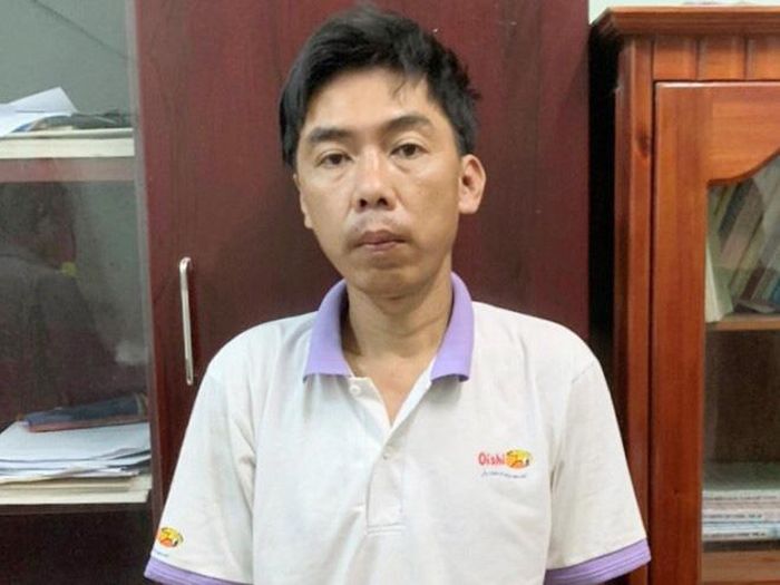 Đối tượng Nguyễn Tấn Hữu. Ảnh : Trị Bình