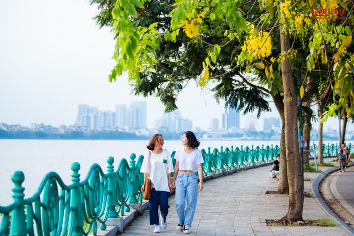 Khung cảnh nên thơ mỗi khi chiều xuống.