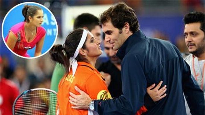 Sania Mirza và Roger Federer