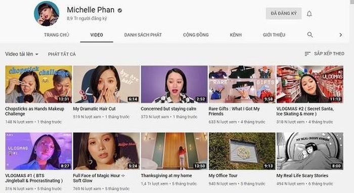 Hiện tại, Michelle đã quay trở lại với Youtube nhưng chỉ ra 3-4 video/tháng, không chỉ về làm đẹp mà còn là nơi để cô chia sẻ về cuộc sống cá nhân.
