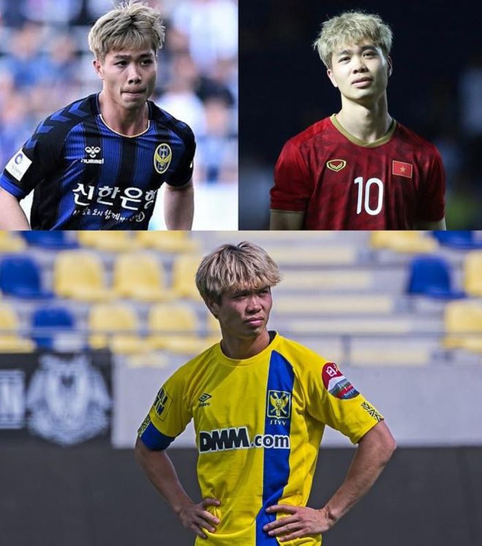  Sau giải đấu ấn tượng ở Asian Cup, Công Phượng rời Việt Nam sang Hàn Quốc chơi bóng. Incheon là nơi Phượng nhuộm tóc thành màu bạch kim, anh đã duy trì màu tóc này tới khi sang Thái Lan dự King's Cup và sang Bỉ đầu quân cho Sint-Truidense. 