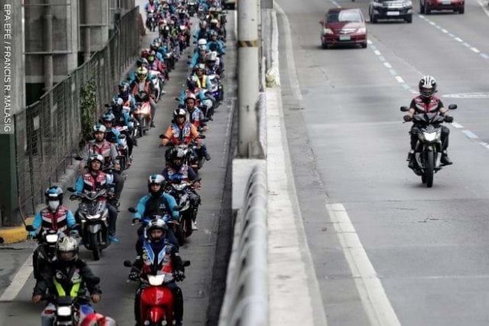 Quy định đèn nhận diện ban ngày đã được áp dụng áp dụng rộng rãi trên thế giới. Ảnh: EPA-EFE FILE/FRANCIS R. MALASIG