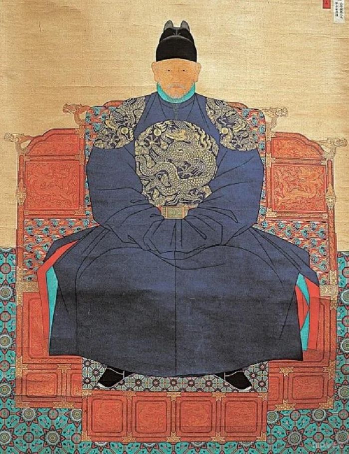 Vua Sejo, vị vua khai sinh ra vương triều Joseon, mặc long bào