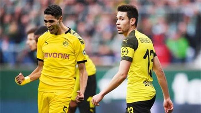 Guerreiro và Hakimi.