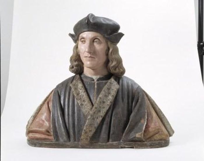 Xương gò mà của nhà vua Henry VII khá cao cùng với đôi lông mày mỏng, không đậm.