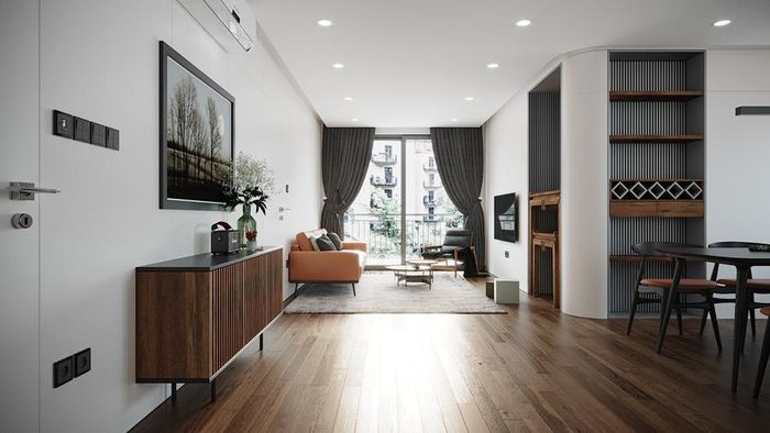 Được biết, sau dự án "Sóng hấp dẫn" ca sĩ Hoàng Quyên hợp tác cùng nhạc sĩ Đỗ Bảo và Võ Thiện Thanh, chính ông xã của ca sĩ (KTS Tuấn Việt) đã giúp Đỗ Bảo thiết kế căn hộ mới này.