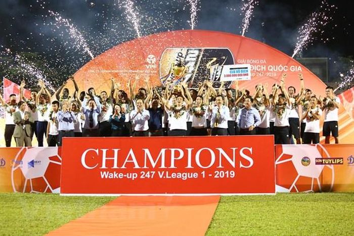  Đỗ Hùng Dũng có năm 2019 thành công với câu lạc bộ Hà Nội FC. (Ảnh: Nguyên An/Vietnam+)
