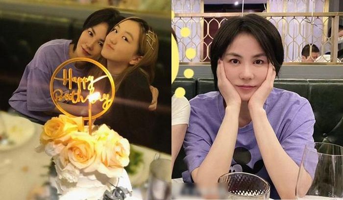  Vương Phi xuất hiện trong tiệc sinh nhật con gái. 