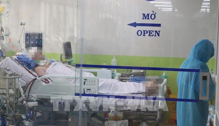 Bệnh nhân 91 (43 tuổi, phi công người Anh) đang được điều trị tích cực tại Bệnh viện Chợ Rẫy Thành phố Hồ Chí Minh. Ảnh: TTXVN