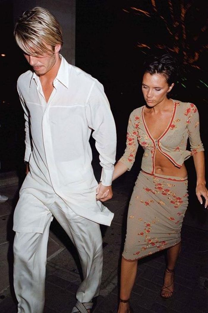 Thời còn trẻ, Beckham nhiều lần bị đánh giá ăn mặc thảm họa khi xuất hiện cùng Victoria.