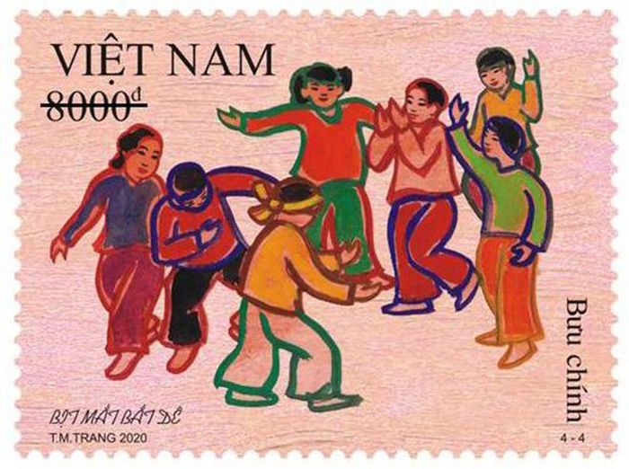 Mẫu 4-4: Bịt mắt bắt dê. Ảnh: vnpost