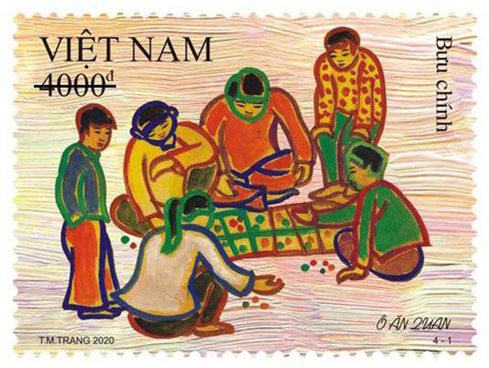 Mẫu 4-1: Ô ăn quan. Ảnh: vnpost