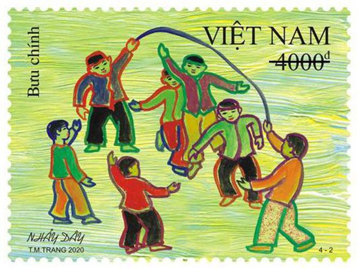 Mẫu 4-2: Nhảy dây. Ảnh: vnpost