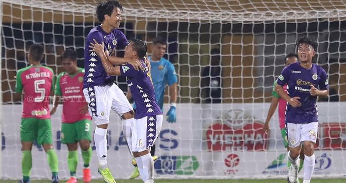 Hà Nội sẽ đối đầu với HAGL ở vòng 3 V-League diễn ra vào cuối tuần này. ảnh Hoàng Linh