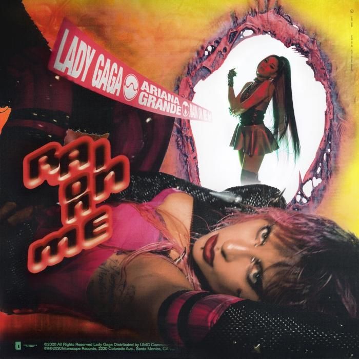 Bìa đĩa đơn “Rain On Me” của Lady Gaga và Ariana Grande