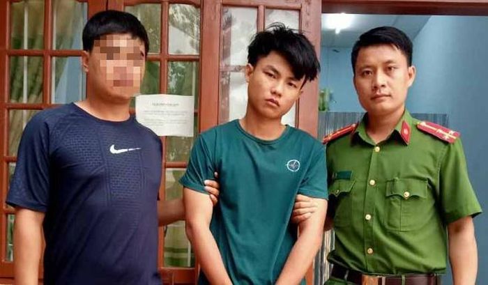 Đinh Tiến Hùng tại cơ quan điều tra. Ảnh: M.Q.