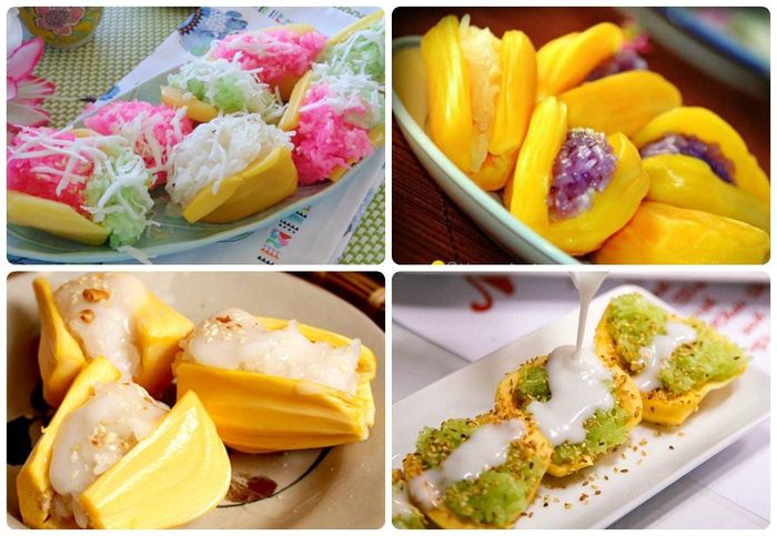  Món ngon từ mít chín này không ngọt đậm, ngọt sắc mà là vị ngọt thanh, dịu. Vị béo ngậy của món ăn này không khiến thực khách thấy ngấy mà trái lại thu hút đến kỳ lạ.