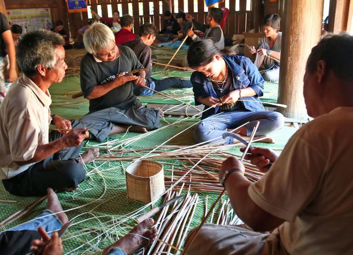 Các lớp học được tổ chức và bao tiêu sản phẩm bởi Hiệp hội Xuất khẩu hàng thủ công mỹ nghệ Việt Nam (Ảnh: VietCraft)