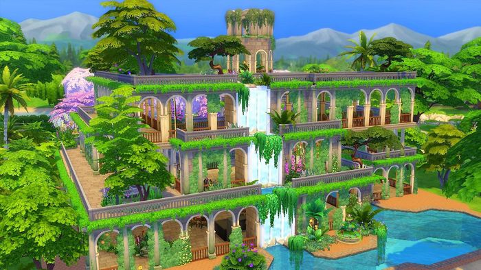 Vườn treo Babylon được xây trên một quả đồi nhỏ, có hình vuông gồm 4 tầng. Mỗi tầng cách nhau khoảng 25 m và được nối nhau bằng những cầu thang khá rộng.