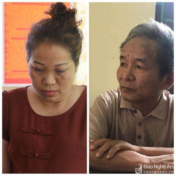 Đối tượng Lê Thị Tuyết và Trần Ngọc Tuyên. Ảnh: Quỳnh Trang
