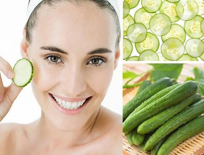  Trước khi sử dụng, bạn có thể ướp lạnh dưa chuột rồi cắt thành từng lát mỏng, đắp lên vùng da cháy nắng. Cách làm này sẽ cấp ẩm cho da, làm dịu phần da bị bỏng rát vì nắng. Bên cạnh đó, hàm lượng vitamin và khoáng chất có trong dưa chuột sẽ giúp phục hồi, mang lại vẻ tươi tắn cho làn da 