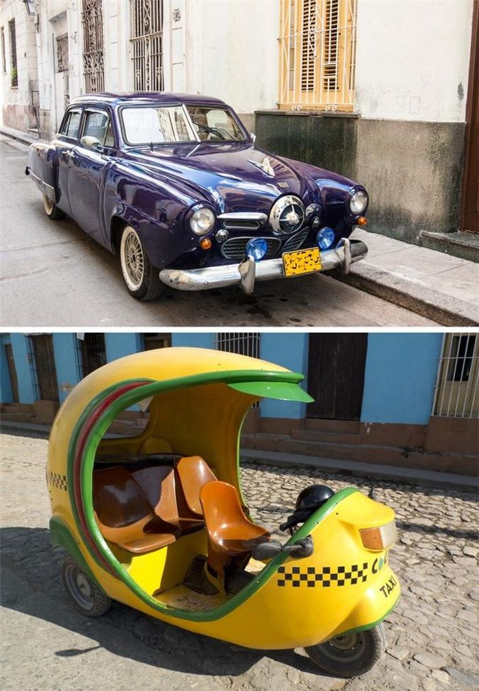  Cuba không có nhiều xe ô tô mới trên đường phố nên bạn có thể thấy nhiều chiếc xe cũ và đây là một trong những điều hấp dẫn du khách nhất. Cuba đã bắt đầu nhập khẩu xe sedan của Trung Quốc từ năm 2009 làm xe cảnh sát, taxi và cho thuê. Người Cuba đã được phép mua xe mới từ các đại lý của nhà nước kể từ tháng 12/2013. 