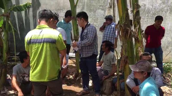 Các đối tượng bị bắt quả tang