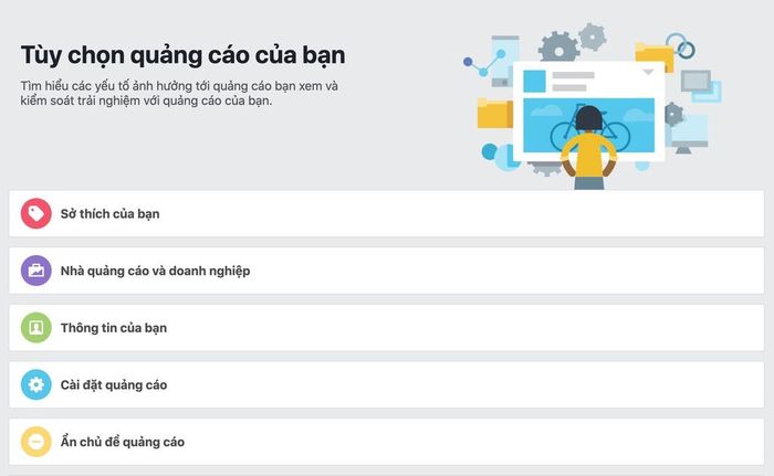 Những thiết lập quảng cáo trên Facebook sẽ được đồng bộ với tài khoản Instagram được liên kết. Ảnh: Chụp màn hình.
