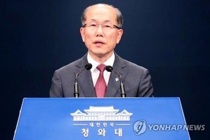 Ông Kim You-geun phát biểu tại buổi họp của Hội đồng an ninh quốc gia Hàn Quốc hôm 16/6. Ảnh: Yonhap