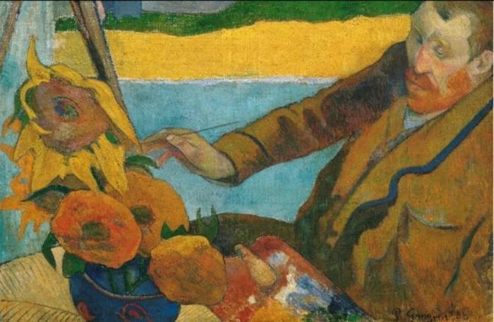 Paul Gauguin vẽ chân dung Van Gogh