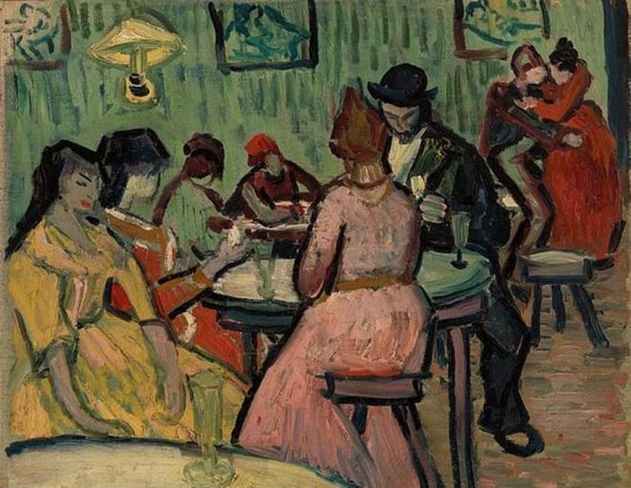 Một bức tranh Van Gogh vẽ cảnh trong nhà thổ