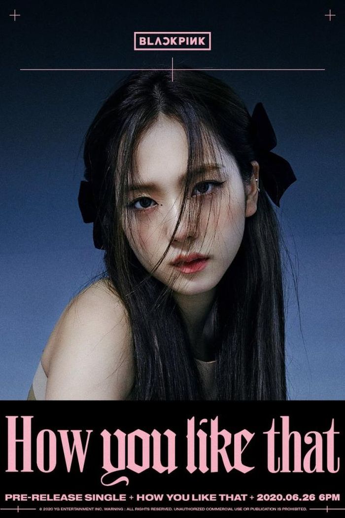Jisoo khoe thần thái đỉnh cao trong áp-phích quảng cáo ca khúc sắp ra mắt “How You Like That”