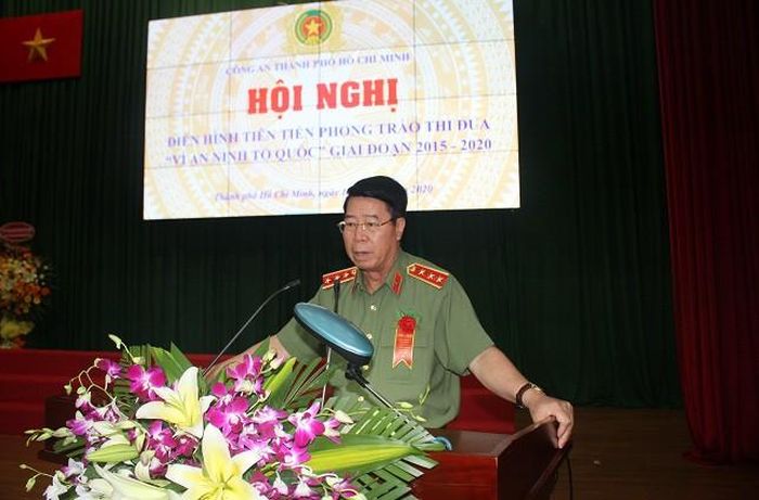 Thượng tướng Bùi Văn Nam, Thứ trưởng Bộ Công an chúc mừng những thành tích của lực lượng Công an TPHCM