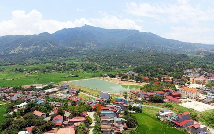 Khu trung tâm huyện Văn Bàn được đầu tư xây dựng đồng bộ.