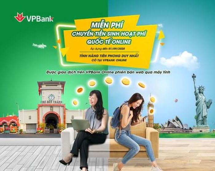 Nhiều lợi ích khi chuyển tiền sinh hoạt quốc tế qua VPBank Online