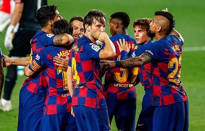 Chiến thắng nhọc nhằn nhưng đủ giúp Barca lấy lại ngôi đầu bảng. Ảnh: DM