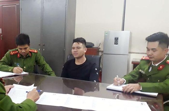 Đối tượng Năm tại Cơ quan Công an.
