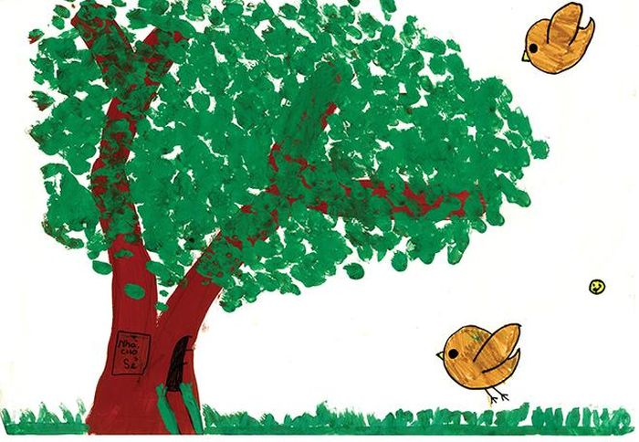 Minh họa bài "Ở nơi tiếng cười đến"