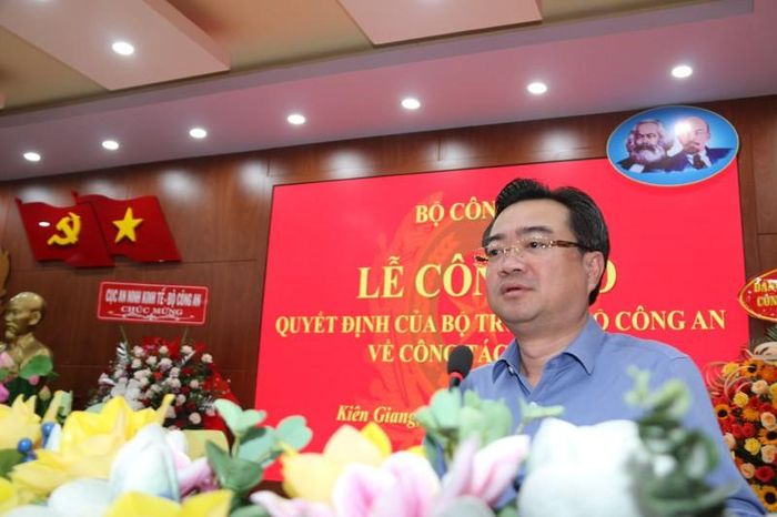  Ông Nguyễn Thanh Nghị - Ủy viên BCH Trung ương Đảng, Bí thư Tỉnh ủy Kiên Giang phát biểu chỉ đạo tại Lễ Công bố.