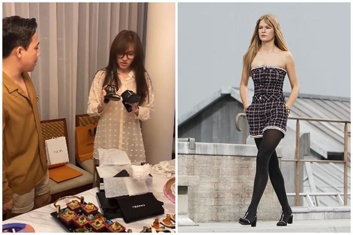 Doanh nhân Thu Hoài là người tặng món quà đắt giá nhất trong nhóm bạn với đôi sandal trong BST mới nhất của Chanel.