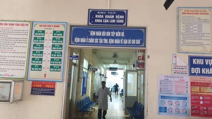 Phòng tiểu phẫu Bệnh viện Đa khoa Tuyên Hóa nơi nhóm đối tượng xông vào đánh bệnh nhân.