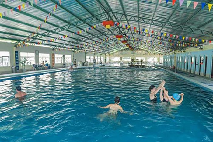 Khu du lịch Đảo Ngọc Xanh có hệ thống bể bơi, tắm khoáng 