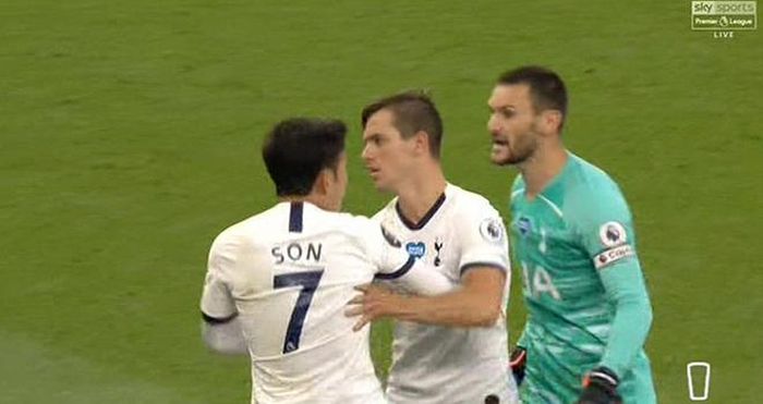 Vụ xô xát giữa hai "gà nhà" Hugo Lloris và Heung Min Son
