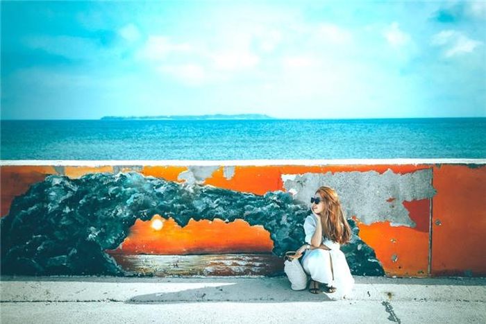 Đảo Lý Sơn là nơi mà bất kỳ ai cũng ao ước một lần đặt chân đến. Ảnh:Vương Kiều My.